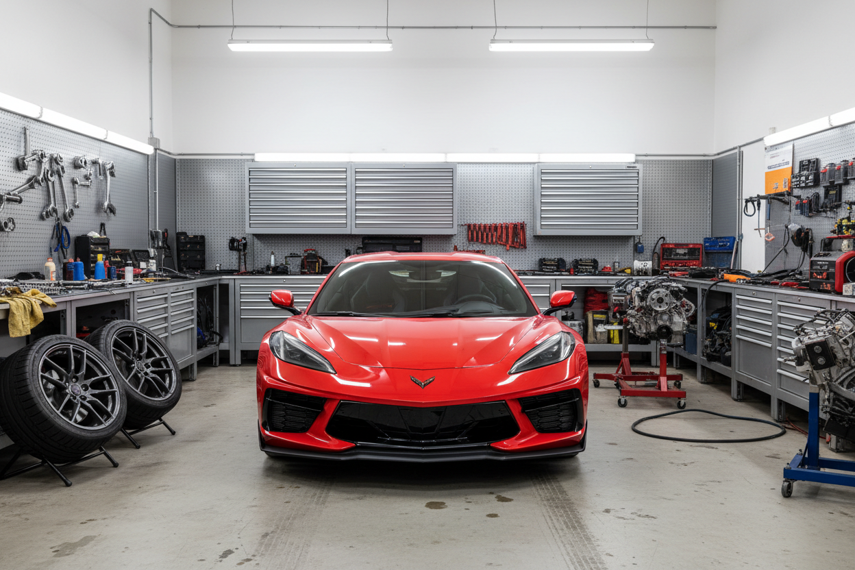 Car parts and tools collection