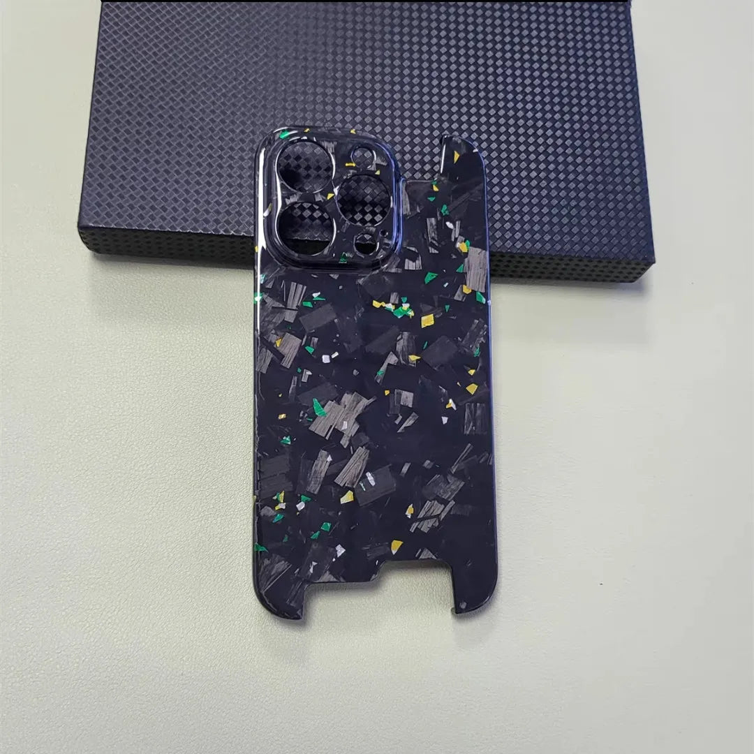 Ultra Thin Forged Carbon Fiber Cover For iPhone