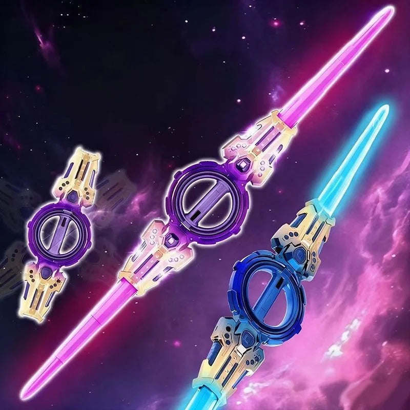Toy Double Ended Retractable Double Edged Lightsaber